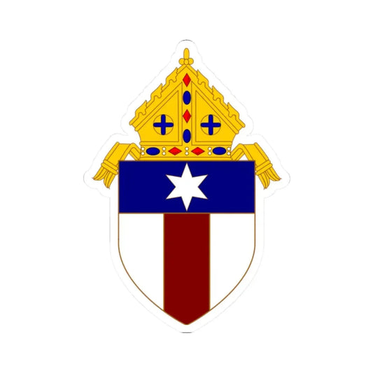 Roman Catholic Diocese of Lincoln - STICKER Vinyl Kiss-Cut Decal 2 Inch White - The Sticker Space