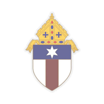 Roman Catholic Diocese of Lincoln - STICKER Vinyl Kiss-Cut Decal 3 Inch Transparent - The Sticker Space