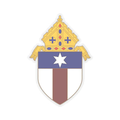 Roman Catholic Diocese of Lincoln - STICKER Vinyl Kiss-Cut Decal 4 Inch Transparent - The Sticker Space