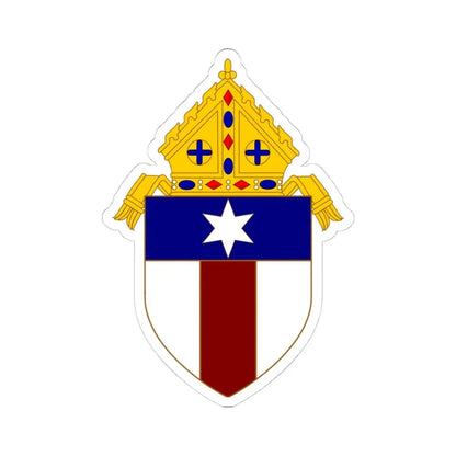 Roman Catholic Diocese of Lincoln - STICKER Vinyl Kiss-Cut Decal 4 Inch White - The Sticker Space