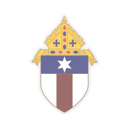 Roman Catholic Diocese of Lincoln - STICKER Vinyl Kiss-Cut Decal 6 Inch Transparent - The Sticker Space