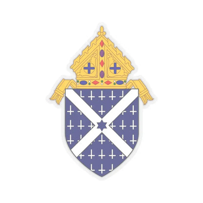 Roman Catholic Diocese of Little Rock - STICKER Vinyl Kiss-Cut Decal 3 Inch Transparent - The Sticker Space