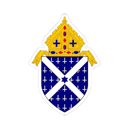 Roman Catholic Diocese of Little Rock - STICKER Vinyl Kiss-Cut Decal 4 Inch White - The Sticker Space