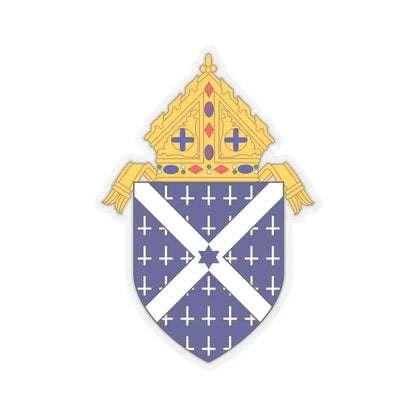Roman Catholic Diocese of Little Rock - STICKER Vinyl Kiss-Cut Decal 6 Inch Transparent - The Sticker Space