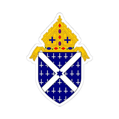 Roman Catholic Diocese of Little Rock - STICKER Vinyl Kiss-Cut Decal 6 Inch White - The Sticker Space