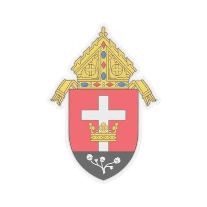 Roman Catholic Diocese of Lubbock - STICKER Vinyl Kiss-Cut Decal 6 Inch Transparent - The Sticker Space