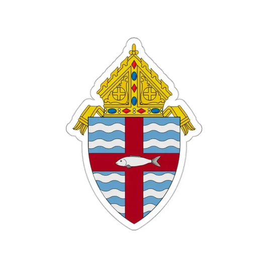 Roman Catholic Diocese of Madison - STICKER Vinyl Die-Cut Decal White Die-Cut 2 Inch - The Sticker Space