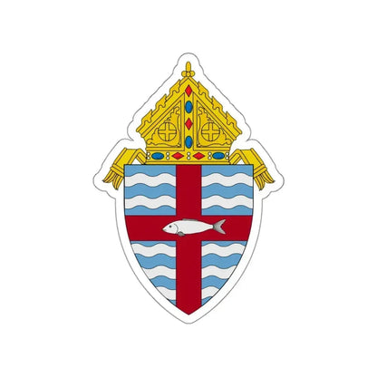 Roman Catholic Diocese of Madison - STICKER Vinyl Die-Cut Decal White Die-Cut 3 Inch - The Sticker Space