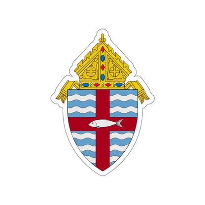 Roman Catholic Diocese of Madison - STICKER Vinyl Die-Cut Decal White Die-Cut 4 Inch - The Sticker Space