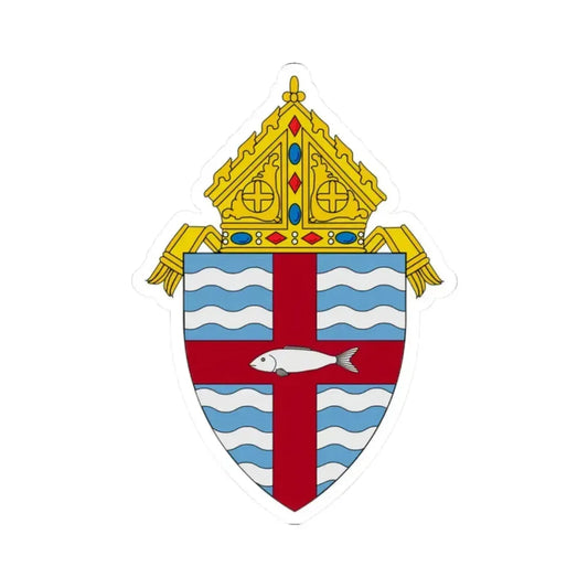 Roman Catholic Diocese of Madison - STICKER Vinyl Kiss-Cut Decal 2 Inch White - The Sticker Space