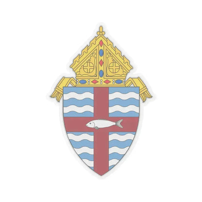 Roman Catholic Diocese of Madison - STICKER Vinyl Kiss-Cut Decal 3 Inch Transparent - The Sticker Space