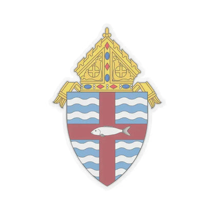 Roman Catholic Diocese of Madison - STICKER Vinyl Kiss-Cut Decal 4 Inch Transparent - The Sticker Space