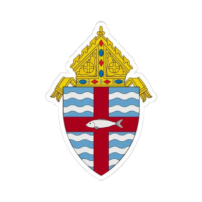 Roman Catholic Diocese of Madison - STICKER Vinyl Kiss-Cut Decal 4 Inch White - The Sticker Space