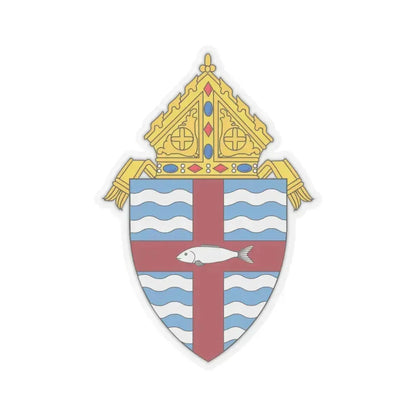 Roman Catholic Diocese of Madison - STICKER Vinyl Kiss-Cut Decal 6 Inch Transparent - The Sticker Space
