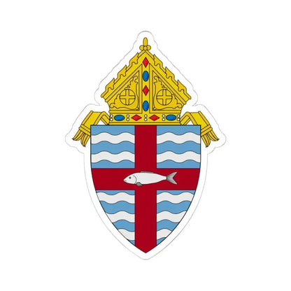 Roman Catholic Diocese of Madison - STICKER Vinyl Kiss-Cut Decal 6 Inch White - The Sticker Space