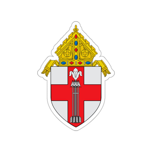 Roman Catholic Diocese of Manchester - STICKER Vinyl Die-Cut Decal-White-The Sticker Space