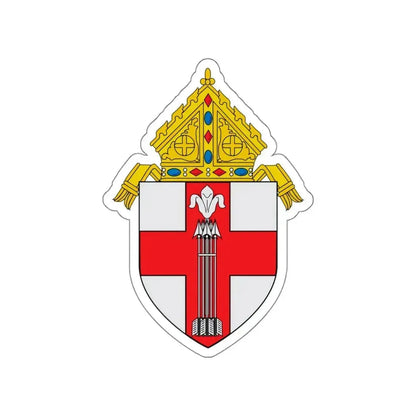 Roman Catholic Diocese of Manchester - STICKER Vinyl Die-Cut Decal White Die-Cut 4 Inch - The Sticker Space