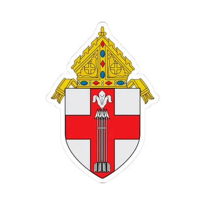 Roman Catholic Diocese of Manchester - STICKER Vinyl Kiss-Cut Decal 3 Inch White - The Sticker Space