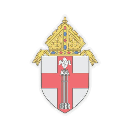 Roman Catholic Diocese of Manchester - STICKER Vinyl Kiss-Cut Decal 4 Inch Transparent - The Sticker Space