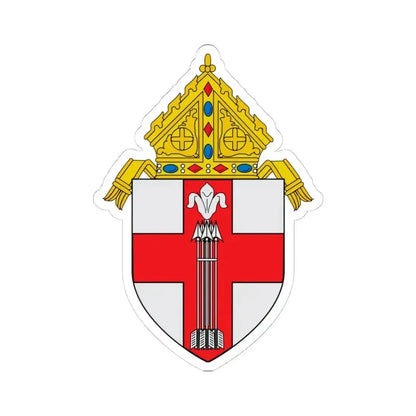 Roman Catholic Diocese of Manchester - STICKER Vinyl Kiss-Cut Decal 4 Inch White - The Sticker Space