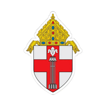 Roman Catholic Diocese of Manchester - STICKER Vinyl Kiss-Cut Decal 6 Inch White - The Sticker Space