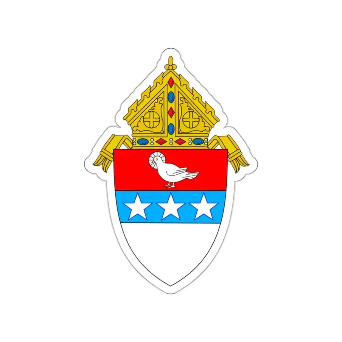 Roman Catholic Diocese of Nashville - STICKER Vinyl Die-Cut Decal - The Sticker Space