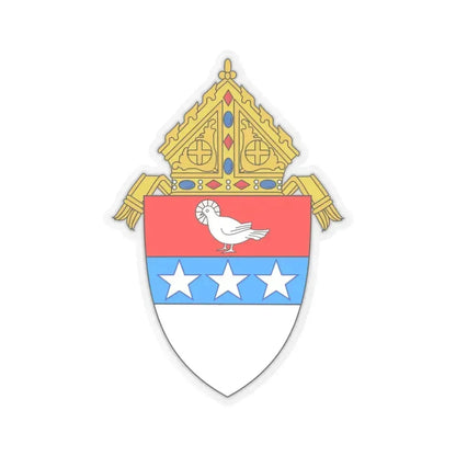 Roman Catholic Diocese of Nashville - STICKER Vinyl Kiss-Cut Decal 4 Inch Transparent - The Sticker Space