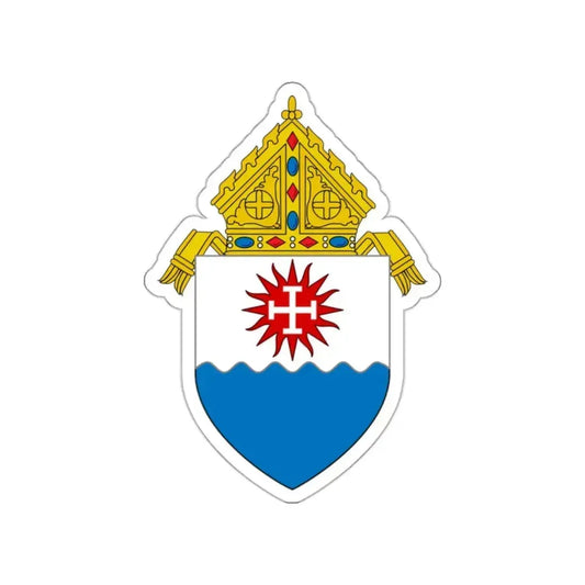 Roman Catholic Diocese of Natchez - STICKER Vinyl Die-Cut Decal White Die-Cut 2 Inch - The Sticker Space