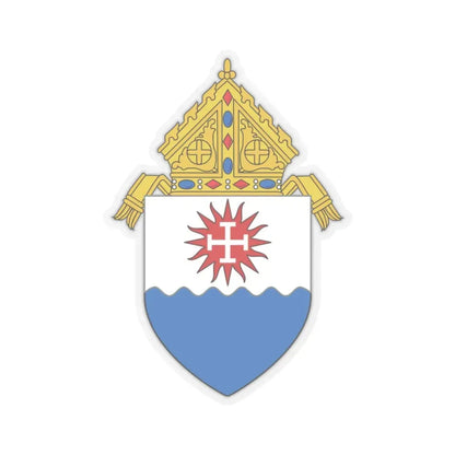 Roman Catholic Diocese of Natchez - STICKER Vinyl Kiss-Cut Decal 3 Inch Transparent - The Sticker Space