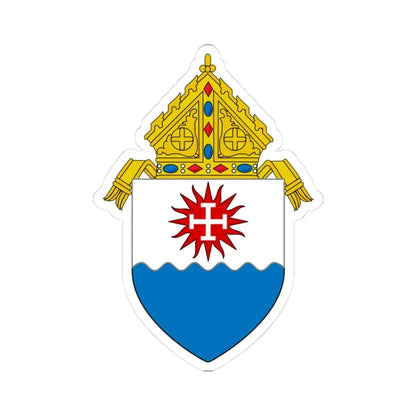 Roman Catholic Diocese of Natchez - STICKER Vinyl Kiss-Cut Decal 3 Inch White - The Sticker Space