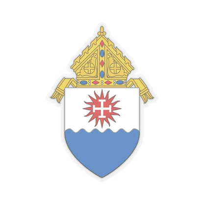 Roman Catholic Diocese of Natchez - STICKER Vinyl Kiss-Cut Decal 4 Inch Transparent - The Sticker Space