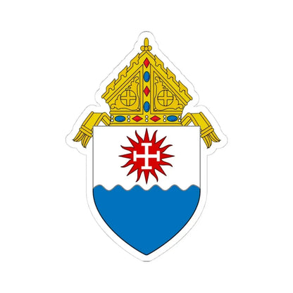 Roman Catholic Diocese of Natchez - STICKER Vinyl Kiss-Cut Decal 4 Inch White - The Sticker Space