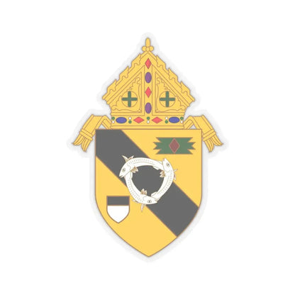 Roman Catholic Diocese of New Ulm - STICKER Vinyl Kiss-Cut Decal 3 Inch Transparent - The Sticker Space