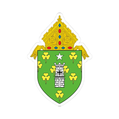 Roman Catholic Diocese of Norwich - STICKER Vinyl Kiss-Cut Decal 3 Inch White - The Sticker Space