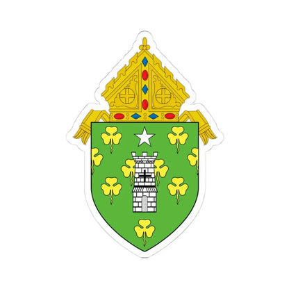 Roman Catholic Diocese of Norwich - STICKER Vinyl Kiss-Cut Decal 4 Inch White - The Sticker Space