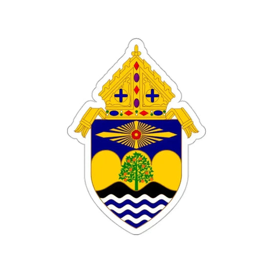 Roman Catholic Diocese of Orange - STICKER Vinyl Die-Cut Decal White Die-Cut 2 Inch - The Sticker Space