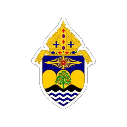 Roman Catholic Diocese of Orange - STICKER Vinyl Die-Cut Decal White Die-Cut 4 Inch - The Sticker Space