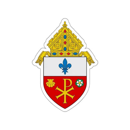 Roman Catholic Diocese of Orlando - STICKER Vinyl Die-Cut Decal White Die-Cut 4 Inch - The Sticker Space