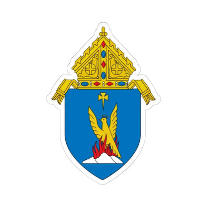 Roman Catholic Diocese of Phoenix - STICKER Vinyl Kiss-Cut Decal 6 Inch White - The Sticker Space