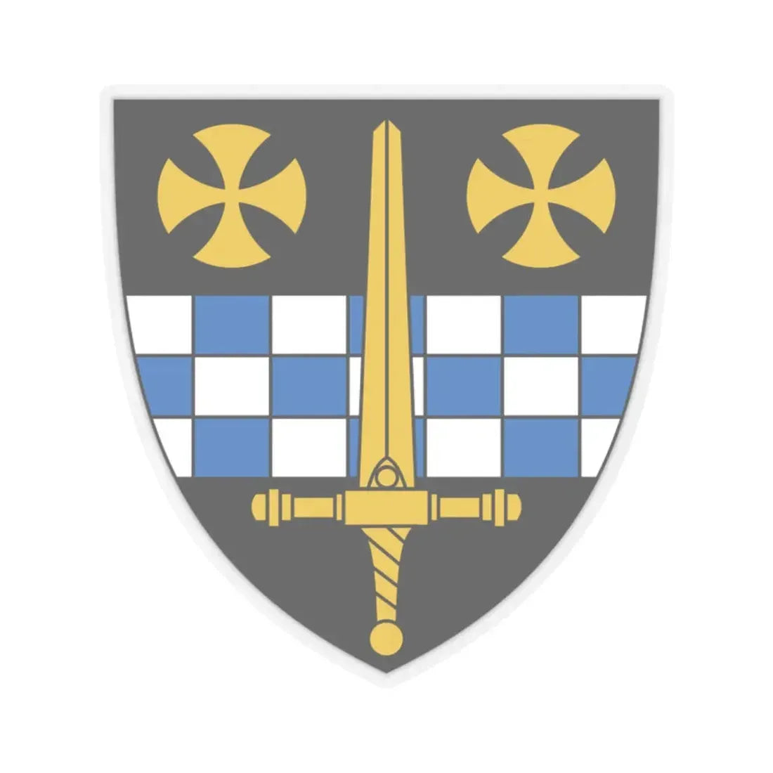 Roman Catholic Diocese of Pittsburgh 2 - STICKER Vinyl Kiss-Cut Decal 2 Inch Transparent - The Sticker Space