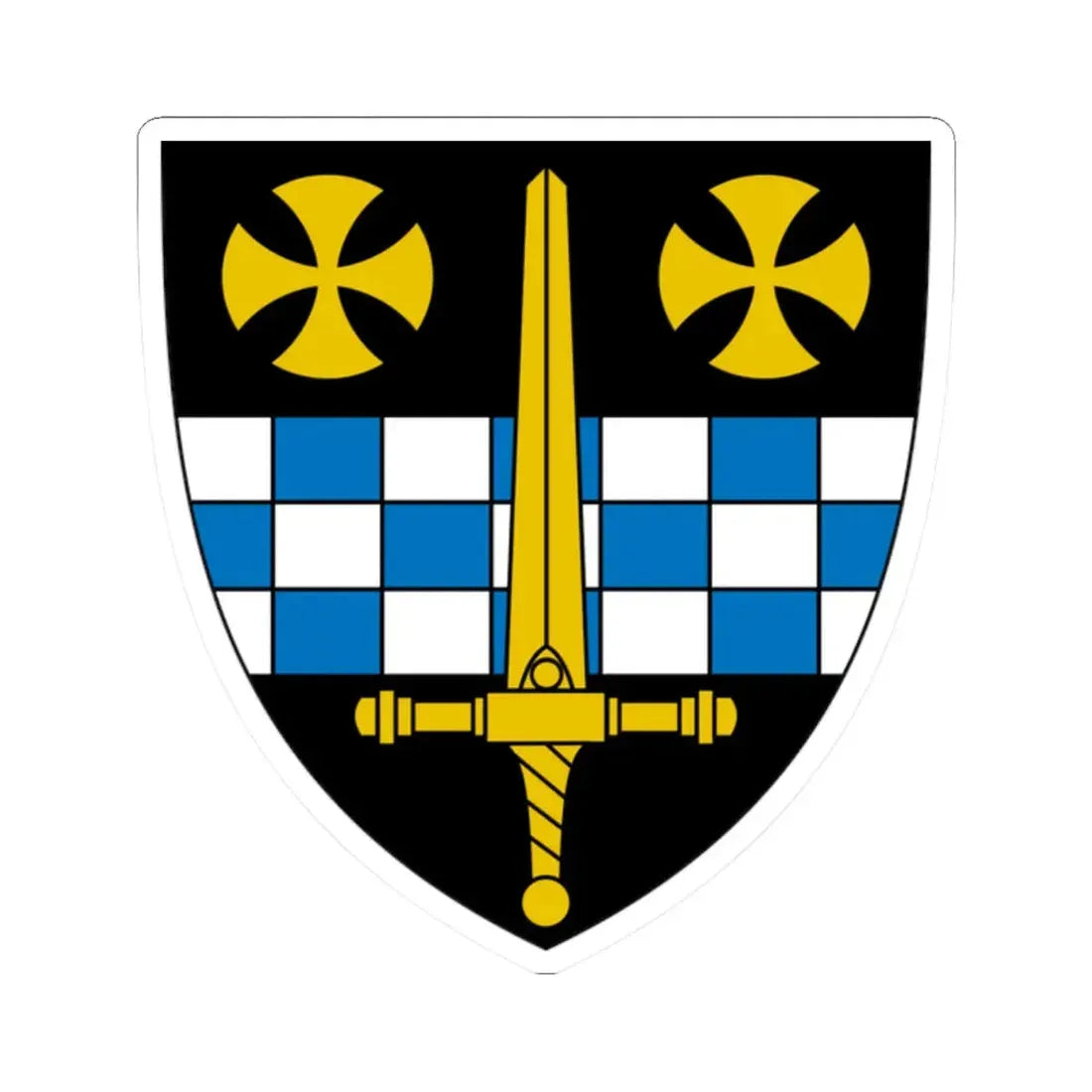 Roman Catholic Diocese of Pittsburgh 2 - STICKER Vinyl Kiss-Cut Decal 2 Inch White - The Sticker Space