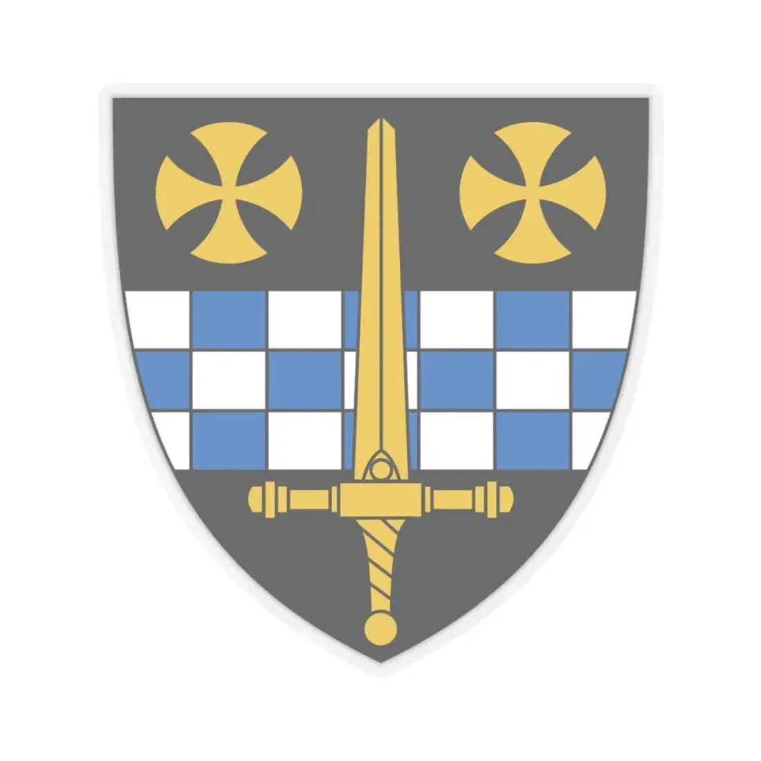 Roman Catholic Diocese of Pittsburgh 2 - STICKER Vinyl Kiss-Cut Decal 3 Inch Transparent - The Sticker Space