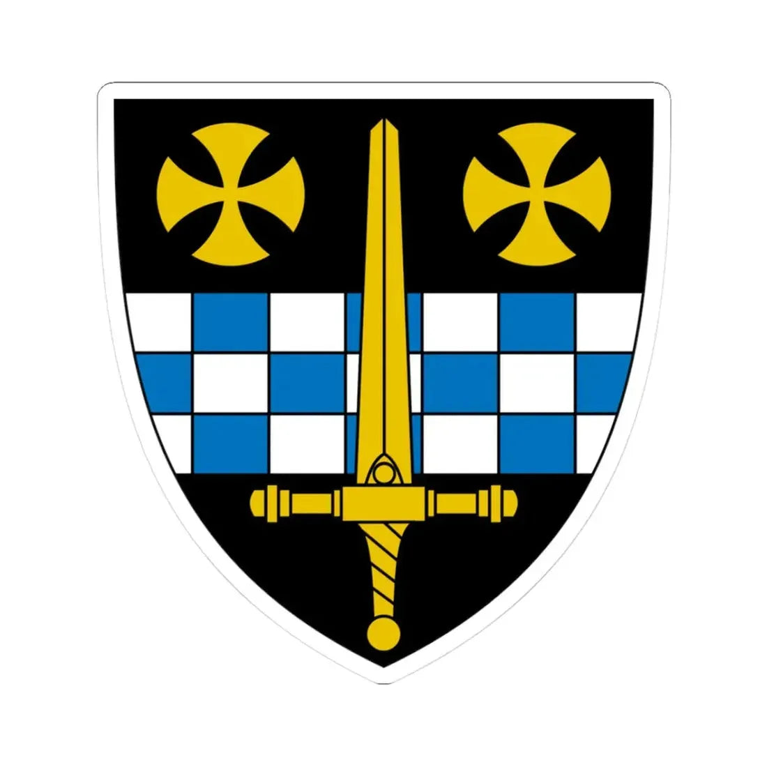 Roman Catholic Diocese of Pittsburgh 2 - STICKER Vinyl Kiss-Cut Decal 3 Inch White - The Sticker Space