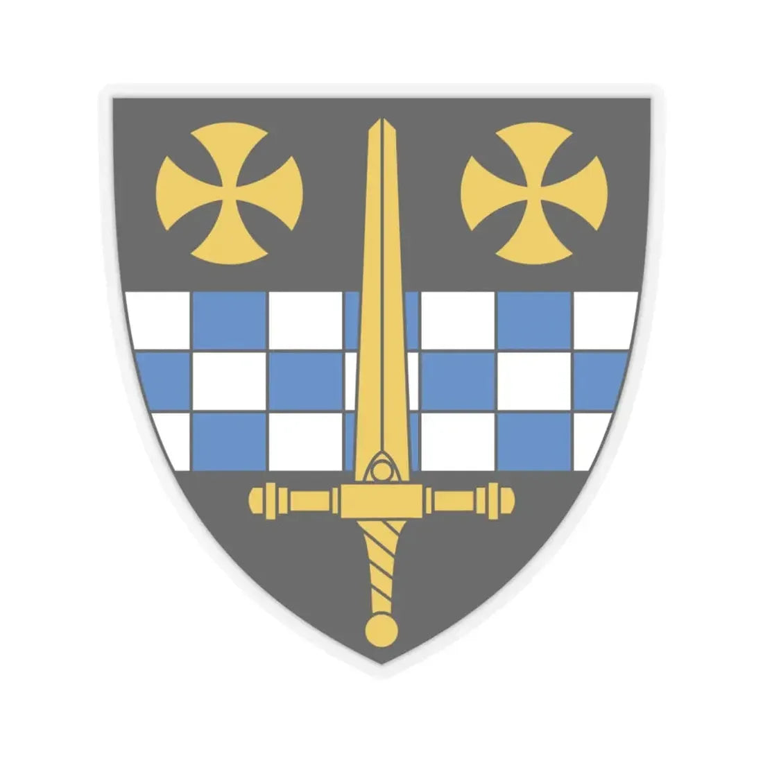 Roman Catholic Diocese of Pittsburgh 2 - STICKER Vinyl Kiss-Cut Decal 4 Inch Transparent - The Sticker Space