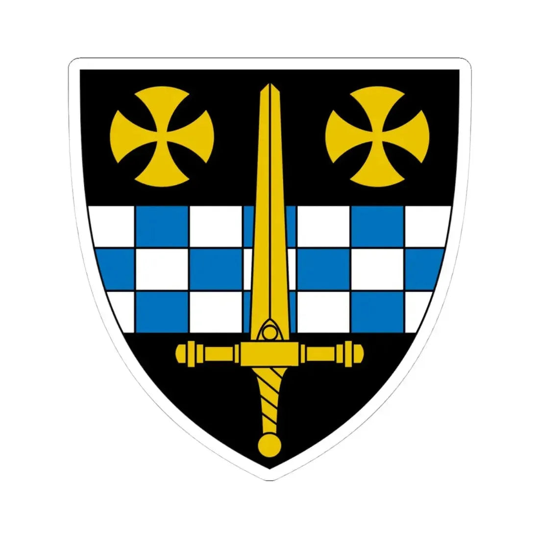 Roman Catholic Diocese of Pittsburgh 2 - STICKER Vinyl Kiss-Cut Decal 4 Inch White - The Sticker Space