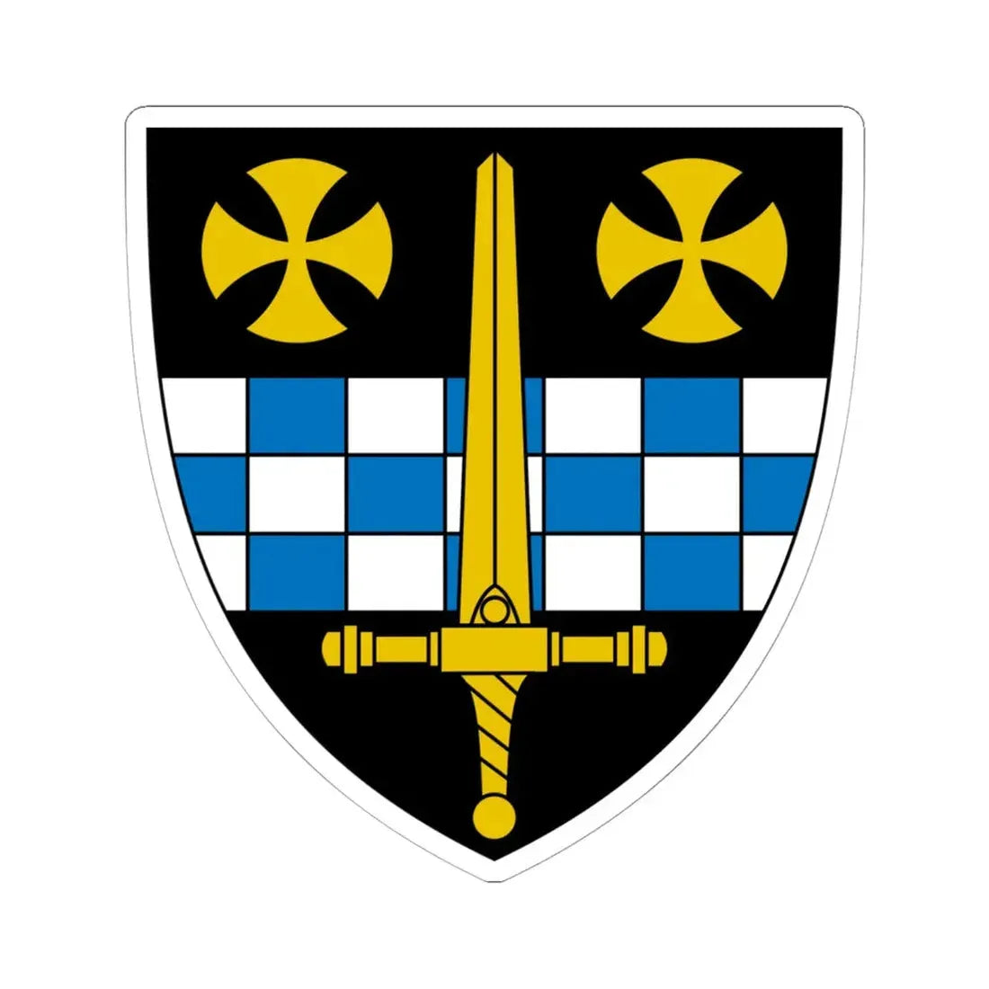 Roman Catholic Diocese of Pittsburgh 2 - STICKER Vinyl Kiss-Cut Decal 6 Inch White - The Sticker Space