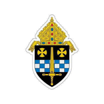 Roman Catholic Diocese of Pittsburgh 3 - STICKER Vinyl Die-Cut Decal White Die-Cut 6 Inch - The Sticker Space