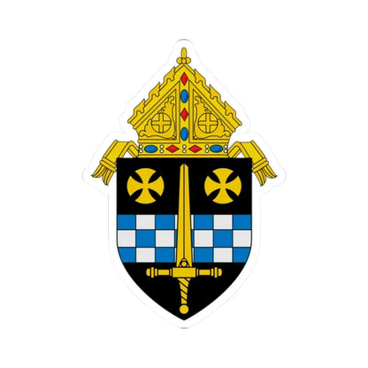 Roman Catholic Diocese of Pittsburgh 3 - STICKER Vinyl Kiss-Cut Decal 2 Inch White - The Sticker Space