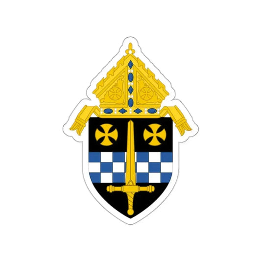 Roman Catholic Diocese of Pittsburgh - STICKER Vinyl Die-Cut Decal White Die-Cut 2 Inch - The Sticker Space
