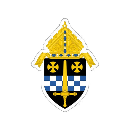 Roman Catholic Diocese of Pittsburgh - STICKER Vinyl Die-Cut Decal White Die-Cut 3 Inch - The Sticker Space